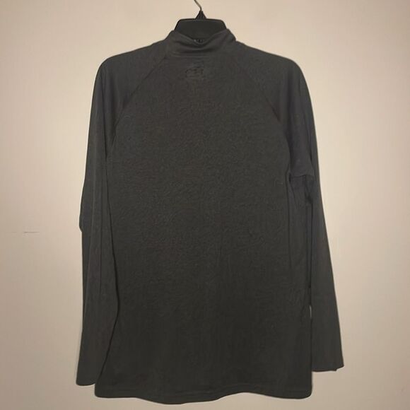 Under Armour- Men’s Grey 1/4 Zip Long Sleeve Loose Fit Activewear Shirt- Size M - Picture 2 of 7